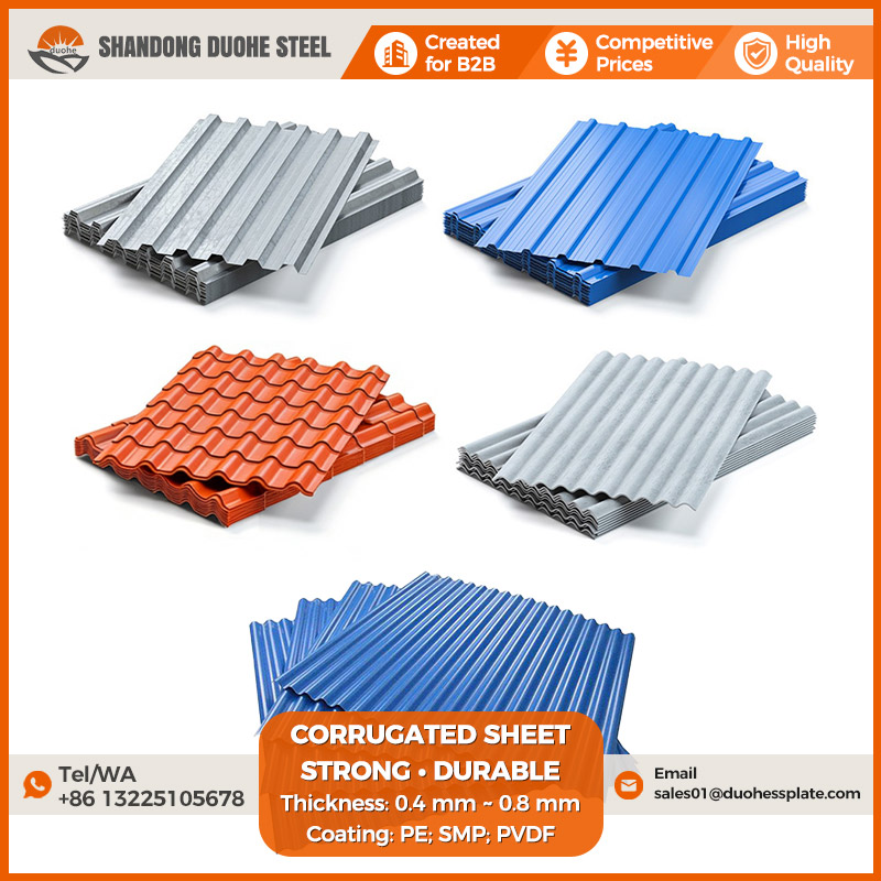 Color-Coated Corrugated Sheet